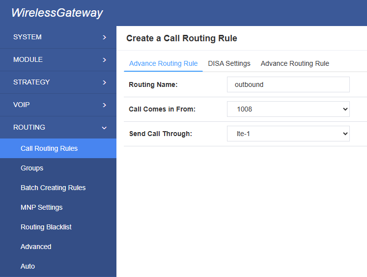 Wireless Gateway connects with Freepbx15 | OpenVox Document Center Pasted 141