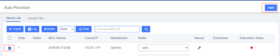 Update Auto Provision Settings | OpenVox Document Center C:\0c380654cbf2296676cc6494bd757971