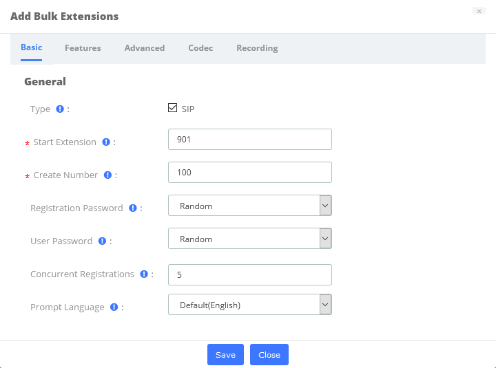 Create Extensions in batch | OpenVox Document Center word image 72