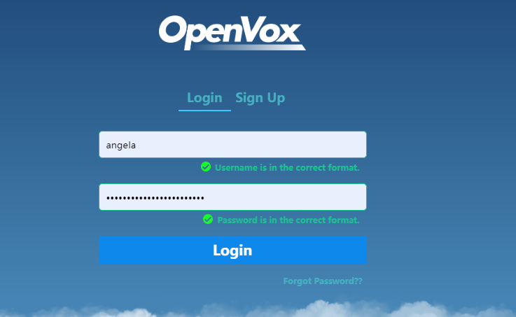 Cloud Management - How to Connect to Cloud Management | OpenVox Document Center Pasted 8