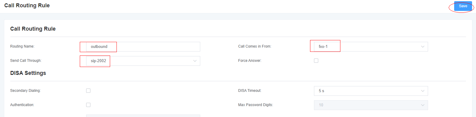 Analog Gateway FXO connect with Issabel | OpenVox Document Center word image 21