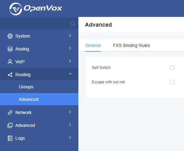 Analog Gateway mutiple FXS blinding single SIP account | OpenVox Document Center Pasted 8