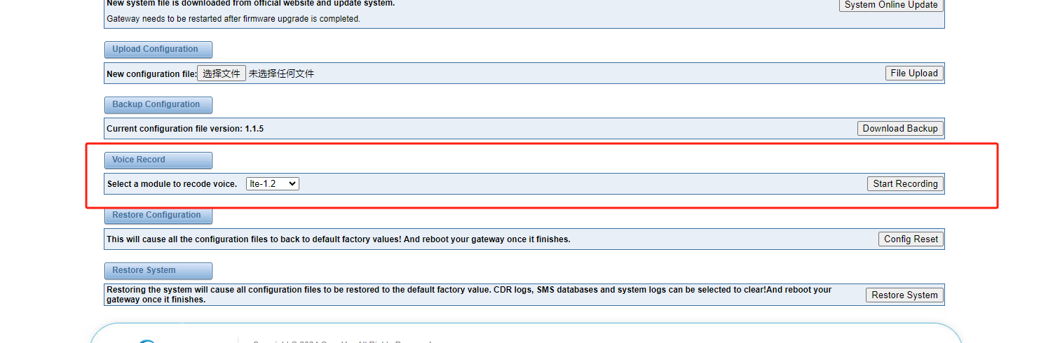 how to adjust parameter when Volte gateway voice quality is not well | OpenVox Document Center IMG_256