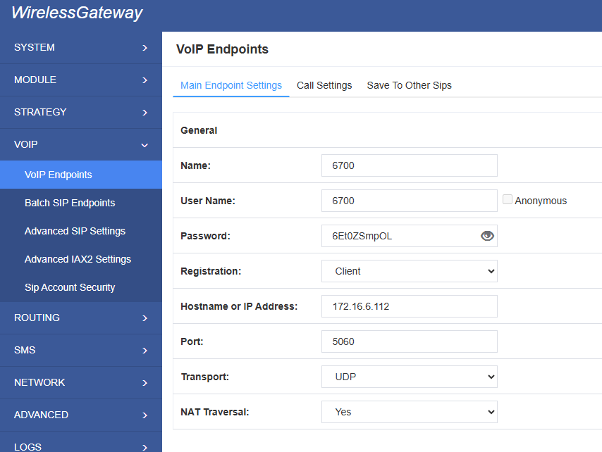 Wirelessa Gateway connect with Yearstar | OpenVox Document Center Pasted 4